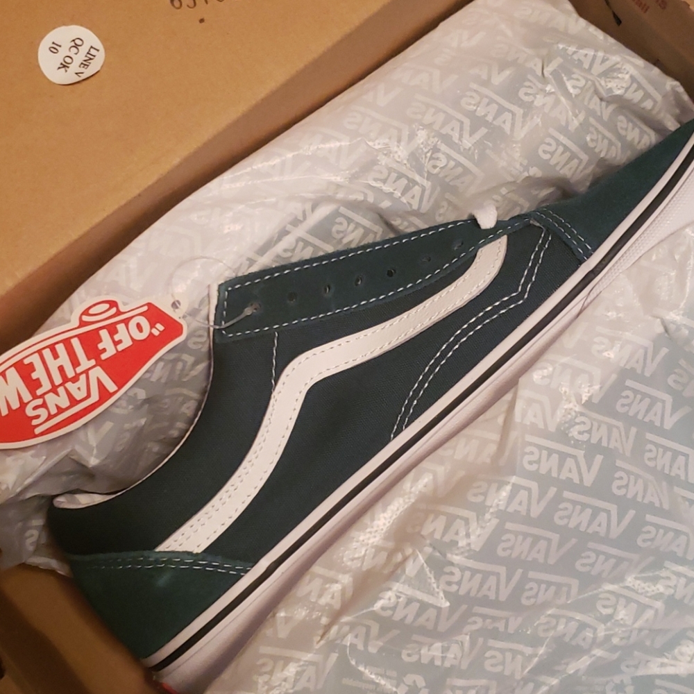 NWT Bistro Green Vans Old Skool